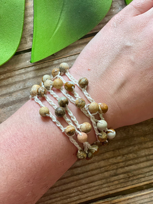 Beaded Crochet Bracelet Pattern 2-in-1