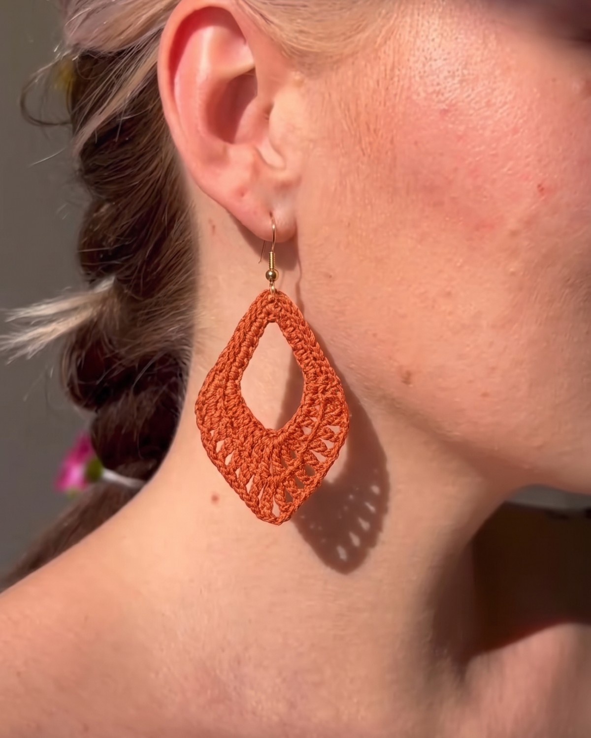 ✨ Elegant Crochet Drop Earrings Pattern