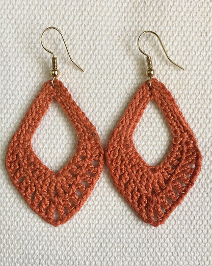 ✨ Elegant Crochet Drop Earrings Pattern