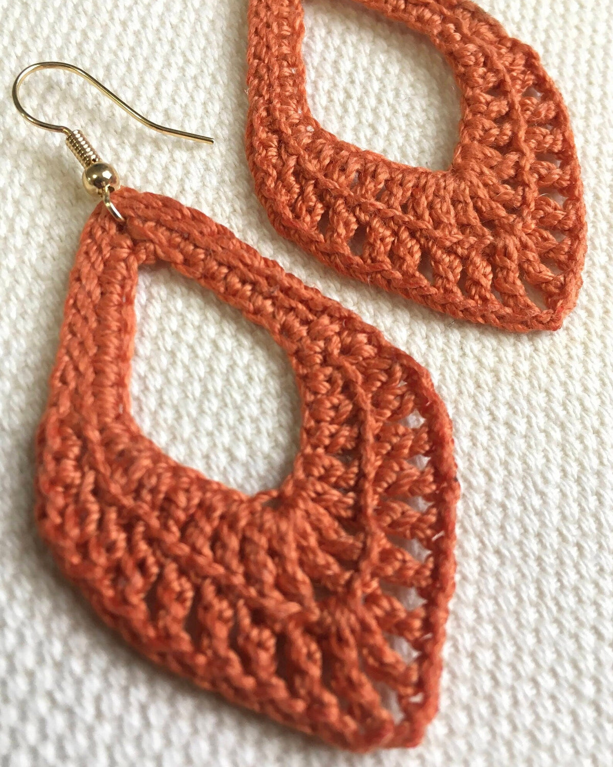 ✨ Elegant Crochet Drop Earrings Pattern