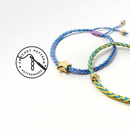 Woven Star Crochet Bracelet Pattern