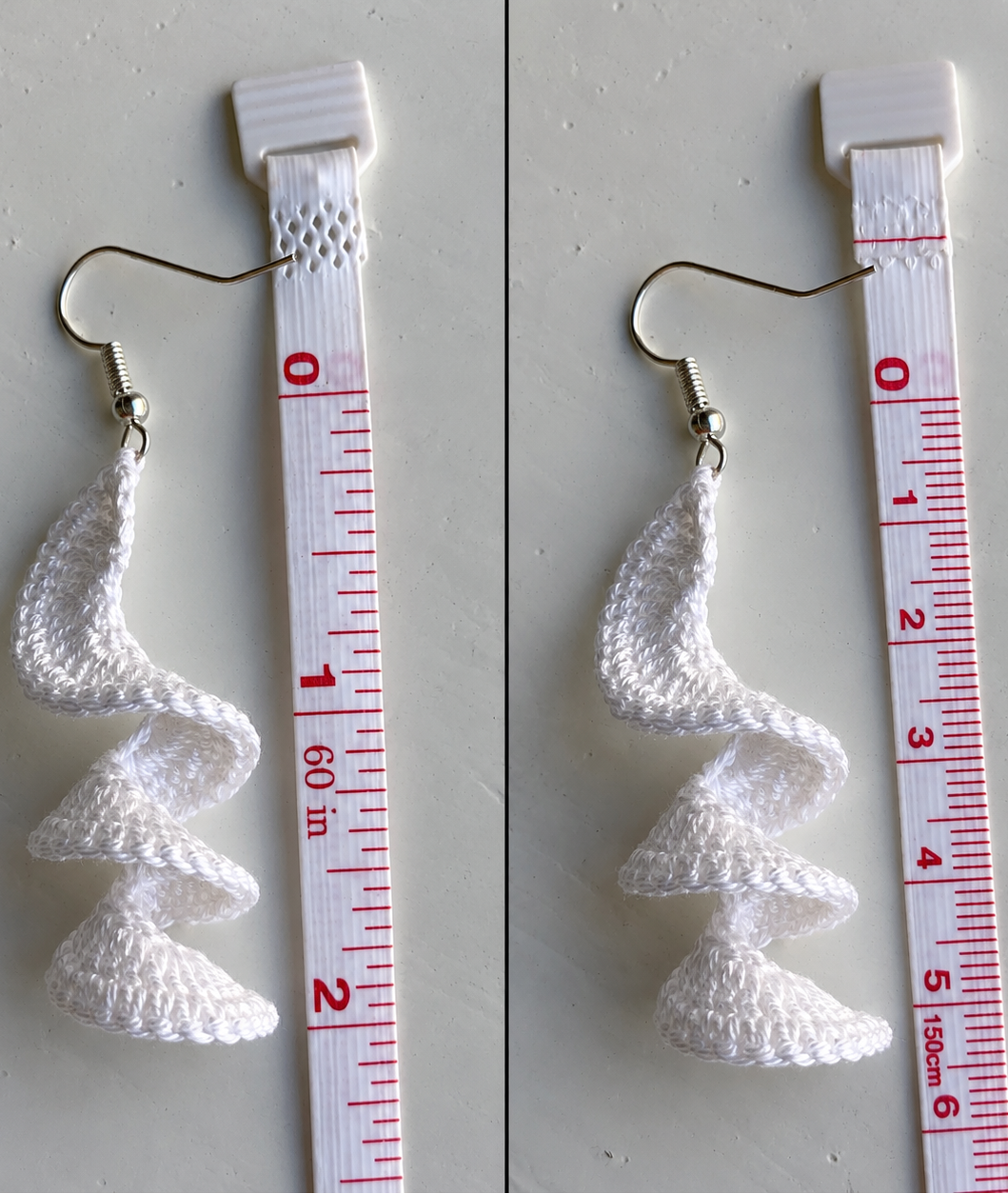 Spiral Earrings Crochet Pattern