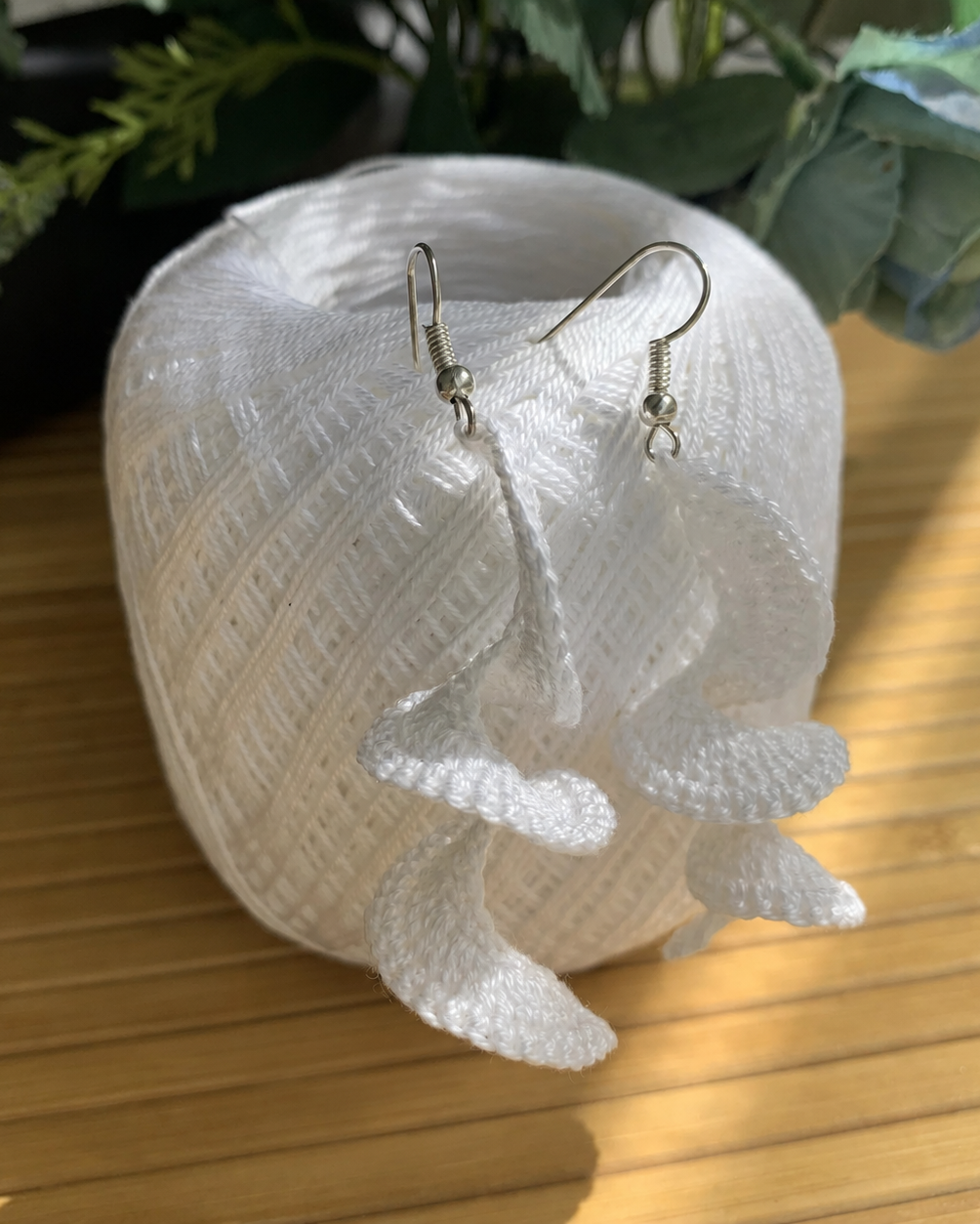 Spiral Earrings Crochet Pattern