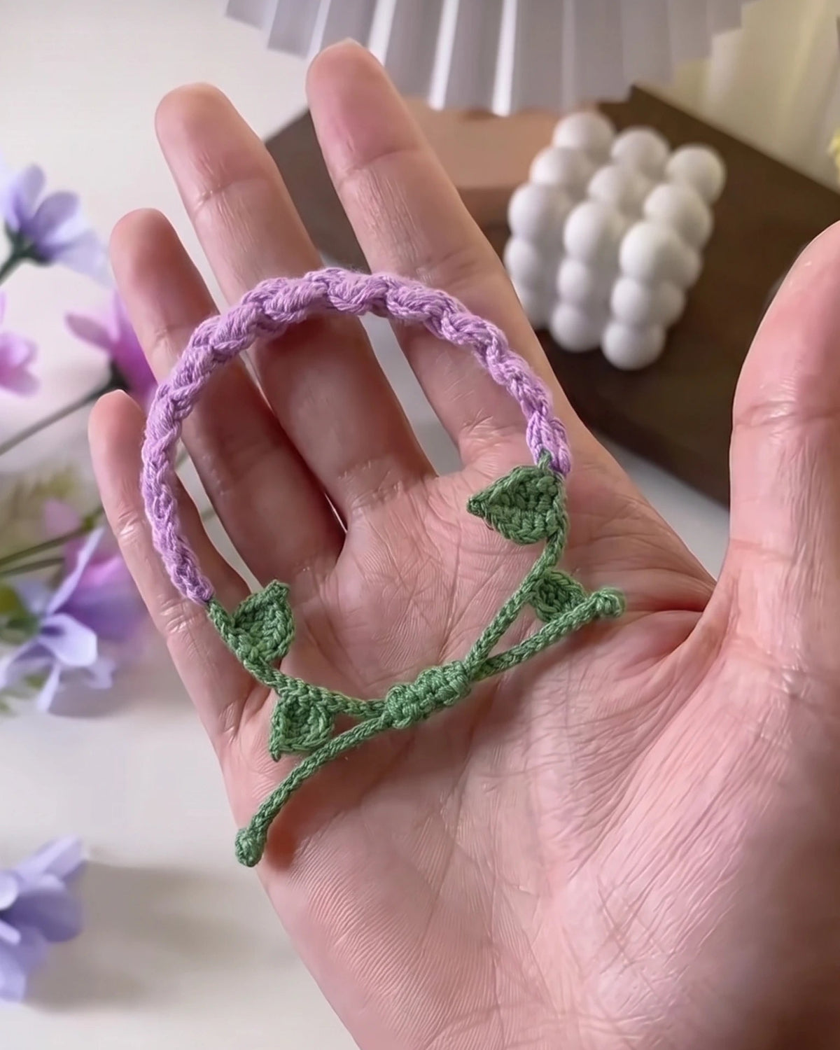 Woven Twist Crochet Bracelet Pattern