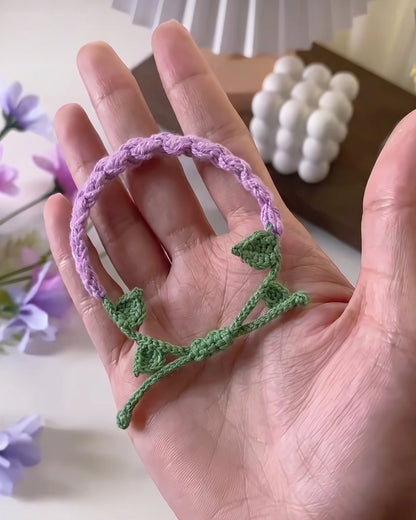 Woven Twist Crochet Bracelet Pattern